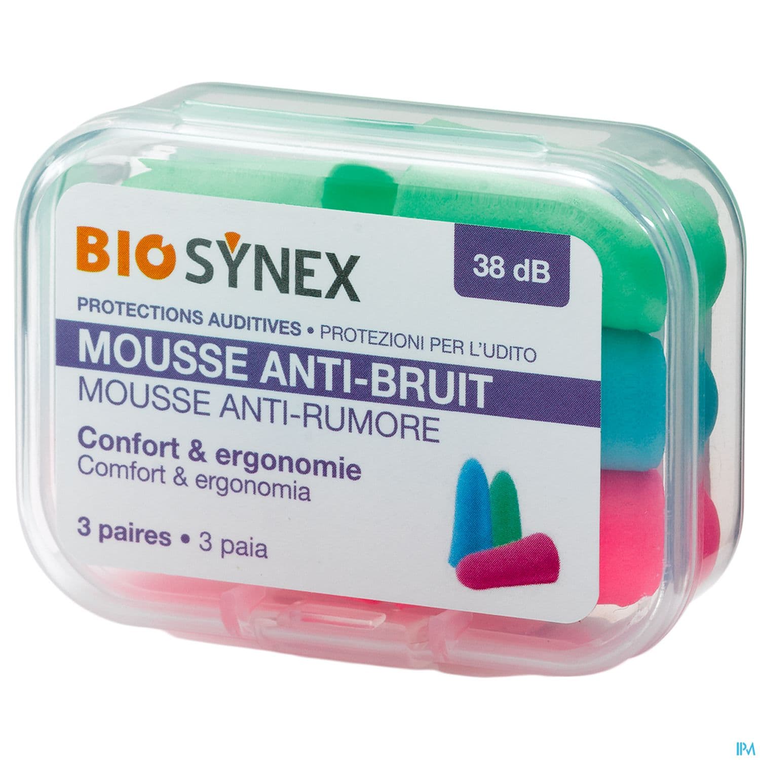 BIOSYNEX PROT AUDITIV MOUSSE 3PAIR