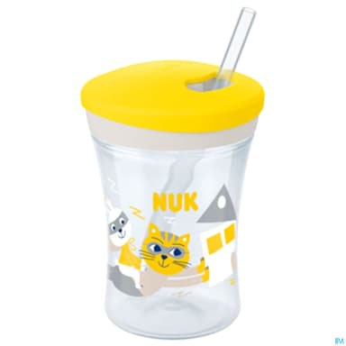 NUK ACTION CUP TASSE+PAILLE 12M+