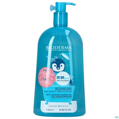 Bioderma Abcderm Gel Moussant Nettoyant Doux 1l