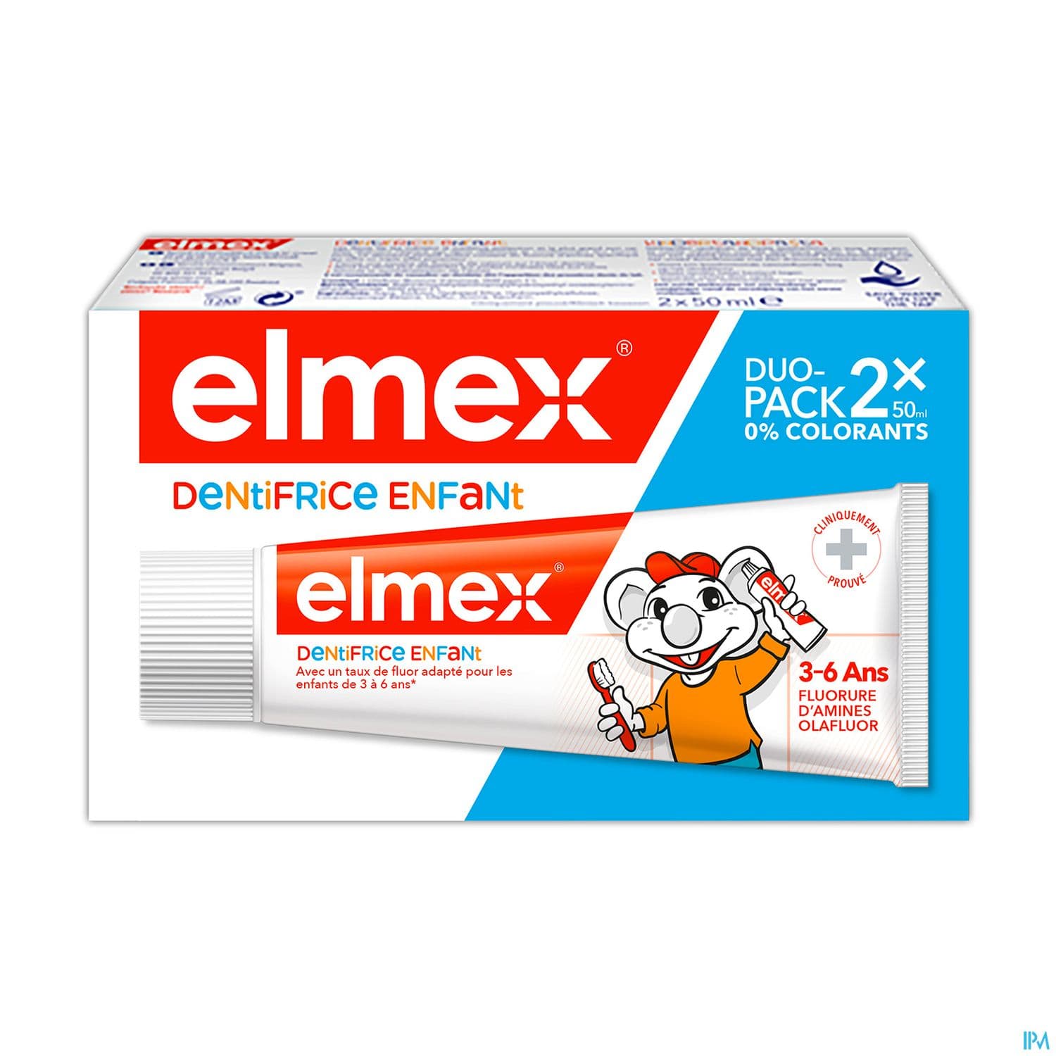 ELMEX DENT ENFANT 3-6ANS 50MLX2