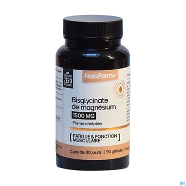 NAT&FORM MAGNESIUM BISGLY GELUL 90