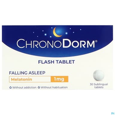 Chronodorm Melatonine Flash 1mg Comprime Sublingual 30