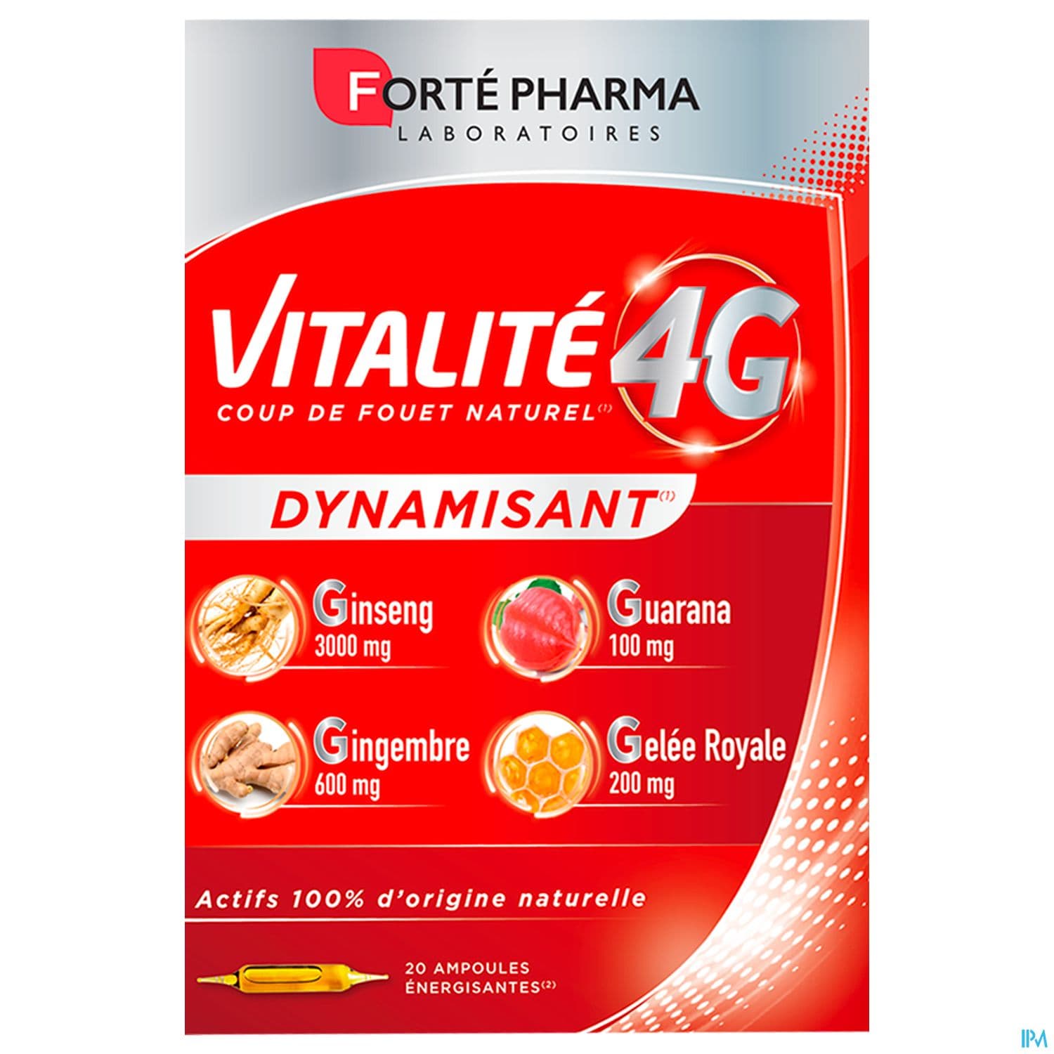VITALITE 4G DYNAMISANT AMP10ML X20