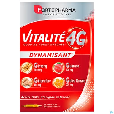 VITALITE 4G DYNAMISANT AMP10ML X20