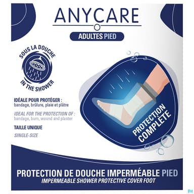 Anycare Protection De Douche Pour Adulte Et Pour Pieds