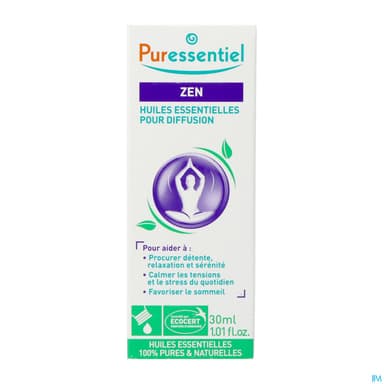 Puressentiel Diffuse Zen Huile Essentielle Pour Diffusion 30ml