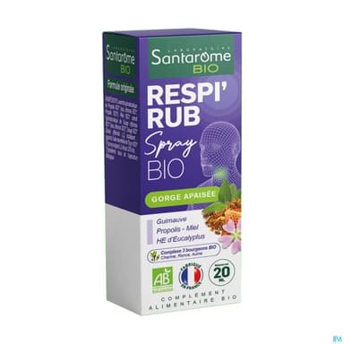 SANTAROME RESPIRUB BIO SPR 20ML