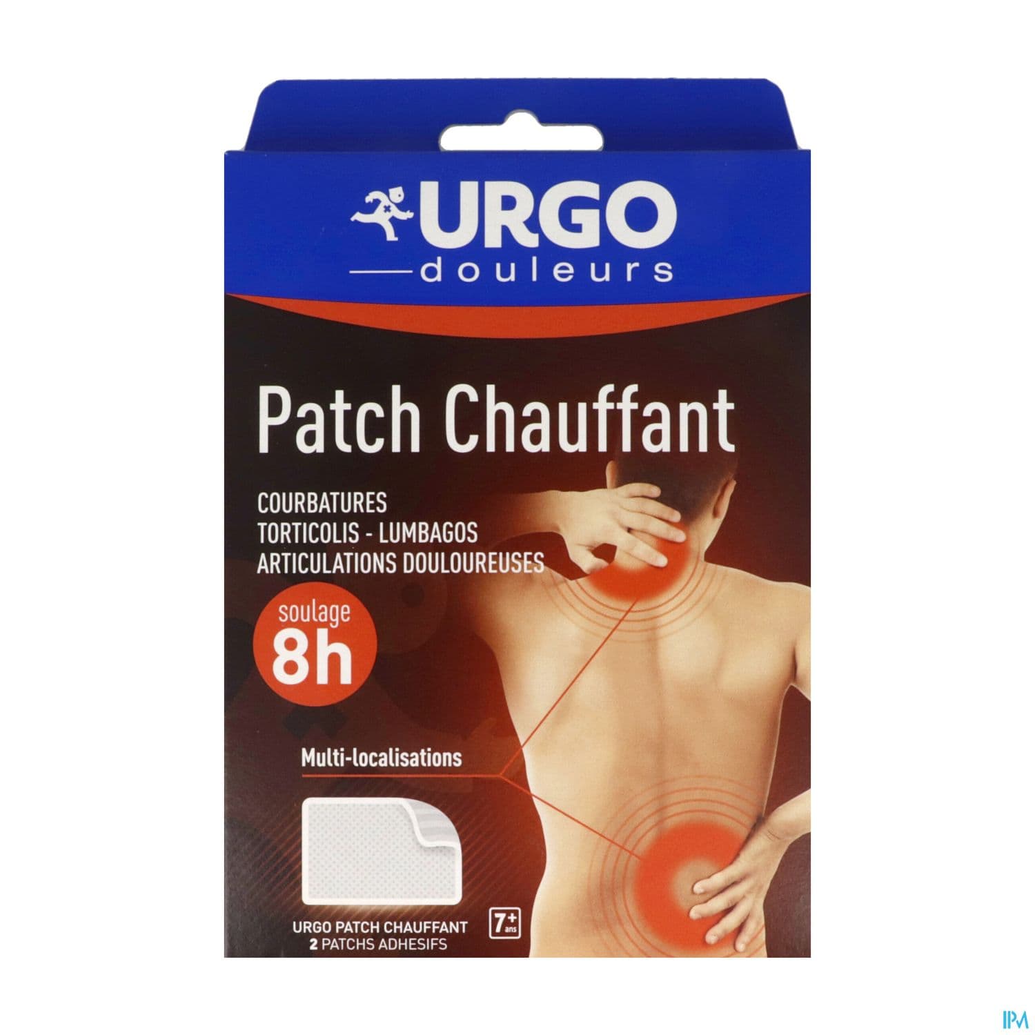 URGO PATCH CHAUFFANT ADH X2