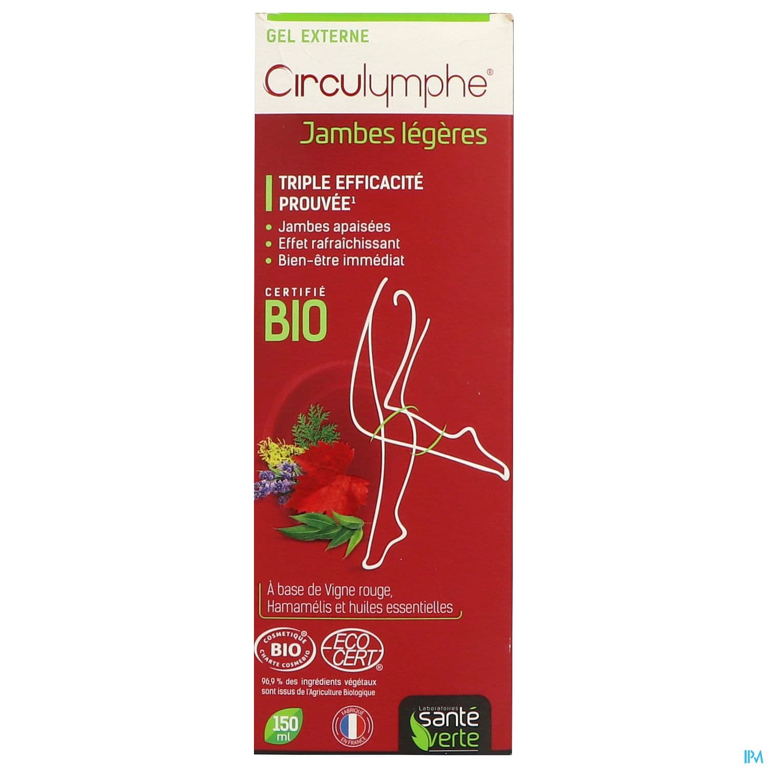 CIRCULYMPHE SANTE VERTE GEL 150ML