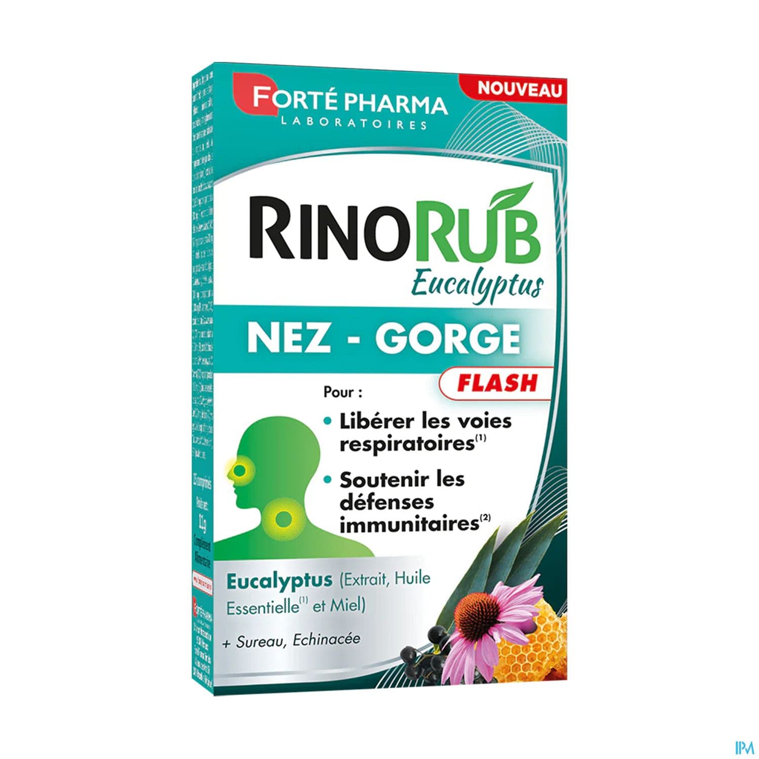 Forte Pharma Rinorub Nez Gorge Comprime 15