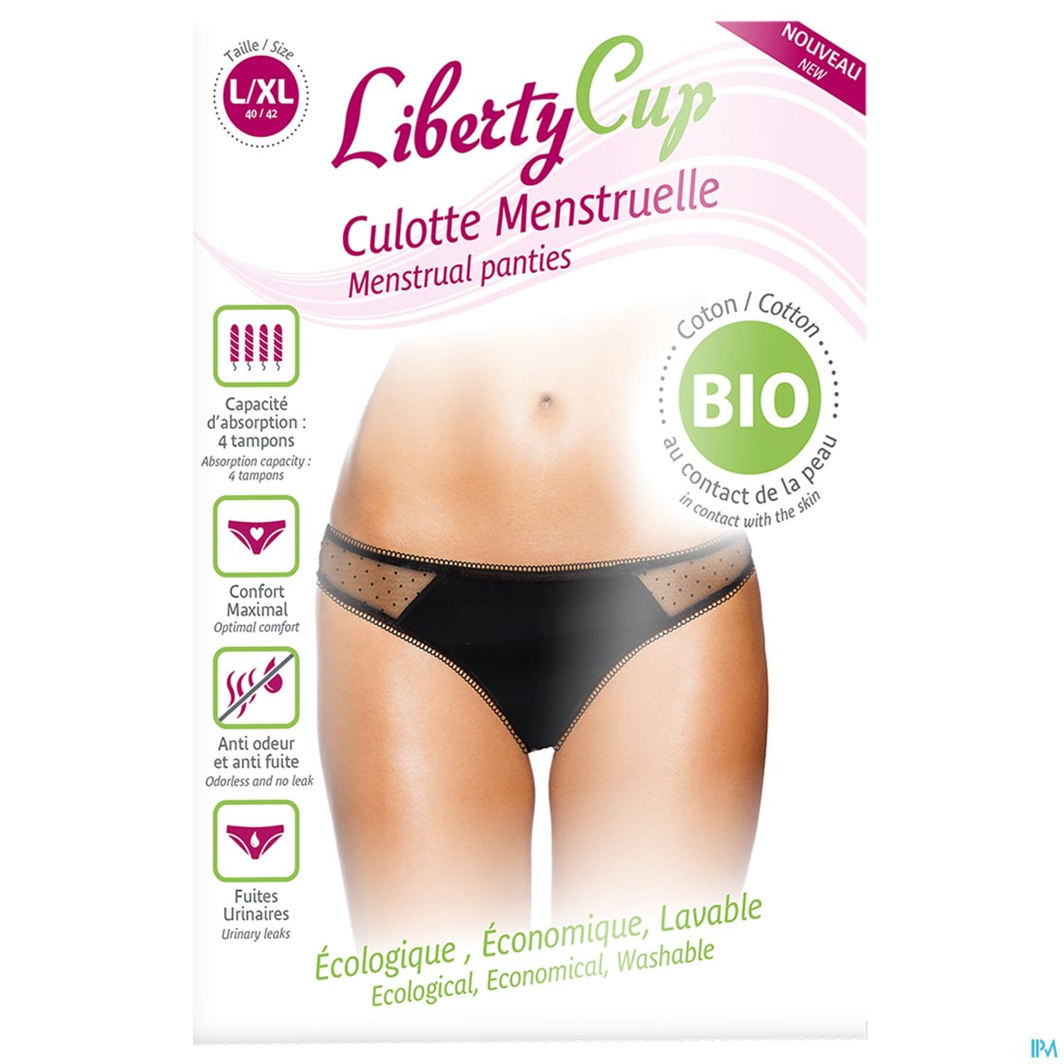 LIBERTY CUP CULOT MEN PLU NOI L/XL