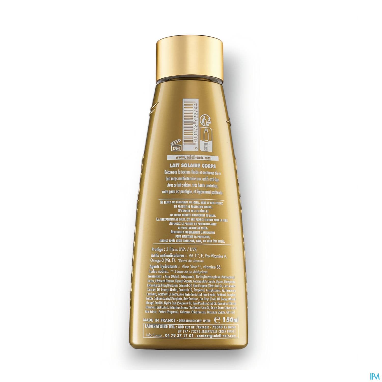 SOLEIL NOIR LAIT SOL VIT SP50+ 150