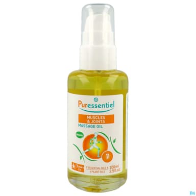 Puressentiel Huile De Massage Bio Effort Musculaire Arnica Gaultherie Nouvelle Formule 100ml