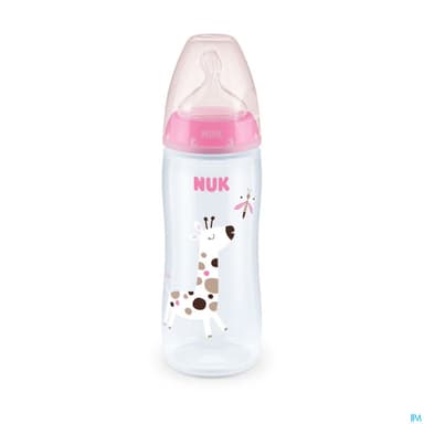BIB NUK SIL 6-18M FC+TC FILLE360ML
