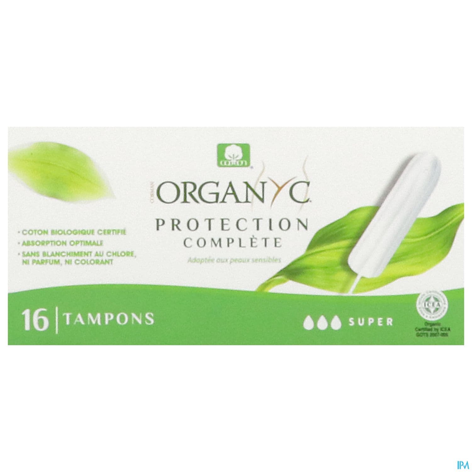 ORGANYC TAMPON DIGITAL BIO SUPER16