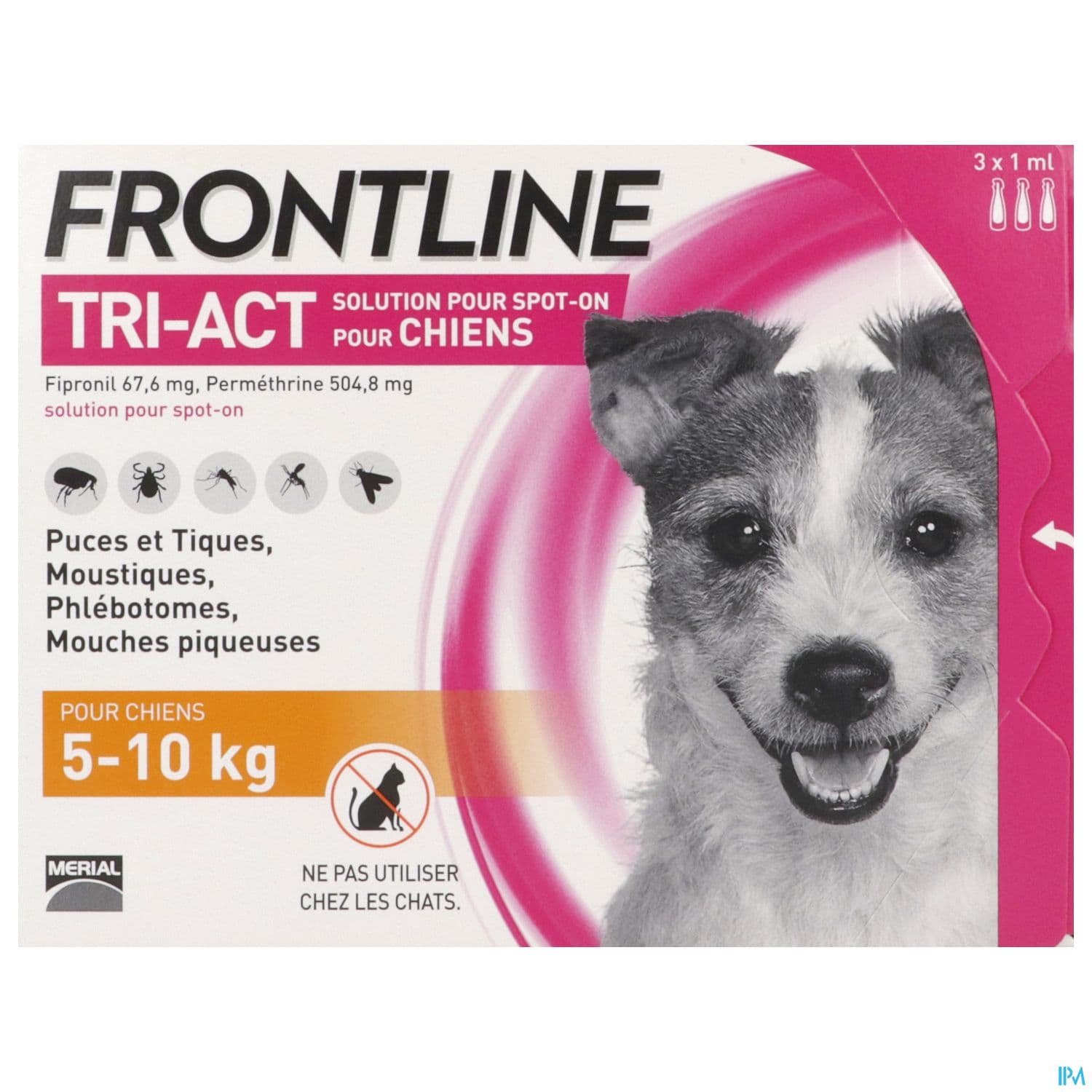 FRONTLINE TRI ACT CHIEN S PIPET 3