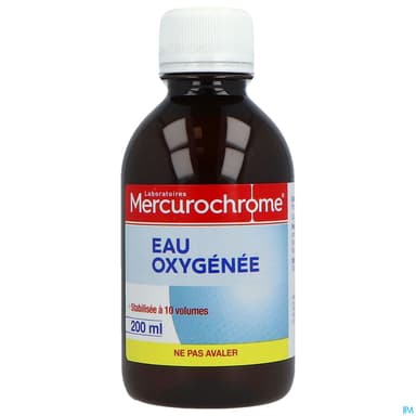 MERCUROCHROME EAU OXYGENEE 200ML