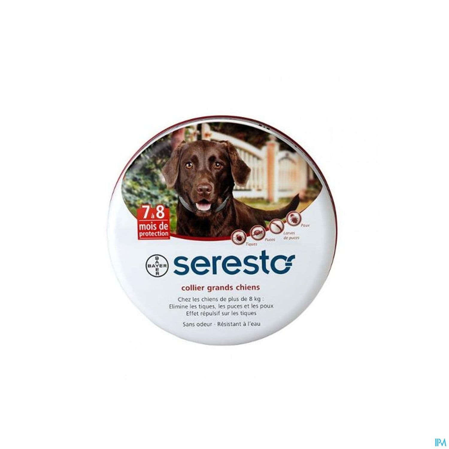 Elanco Seresto Collier Puces Tiques Grand Chien +8kg X1