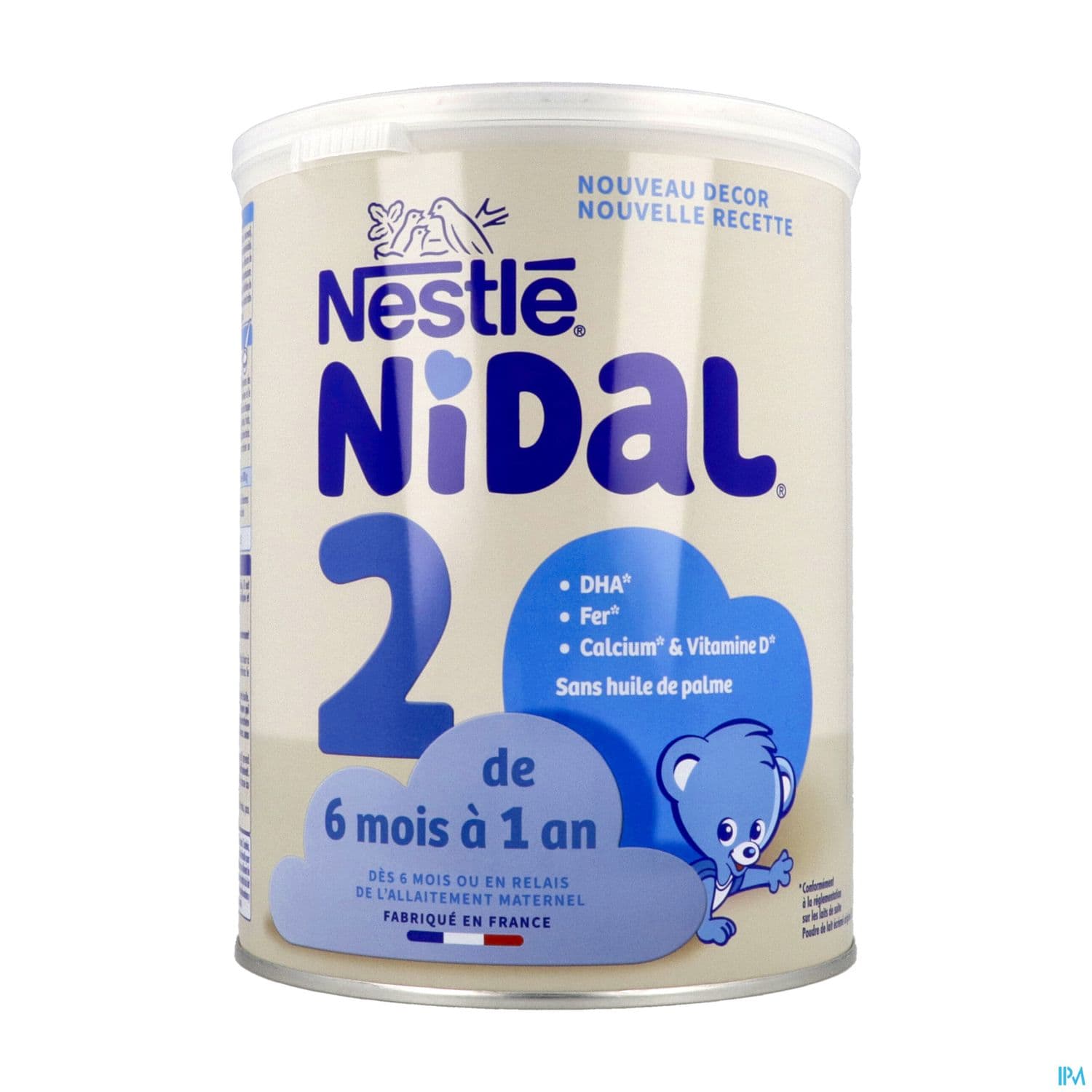 NIDAL-2 DES 6 MOIS LAIT PDR 800G — Pharmacie Européenne 24/24 de la place de clichy