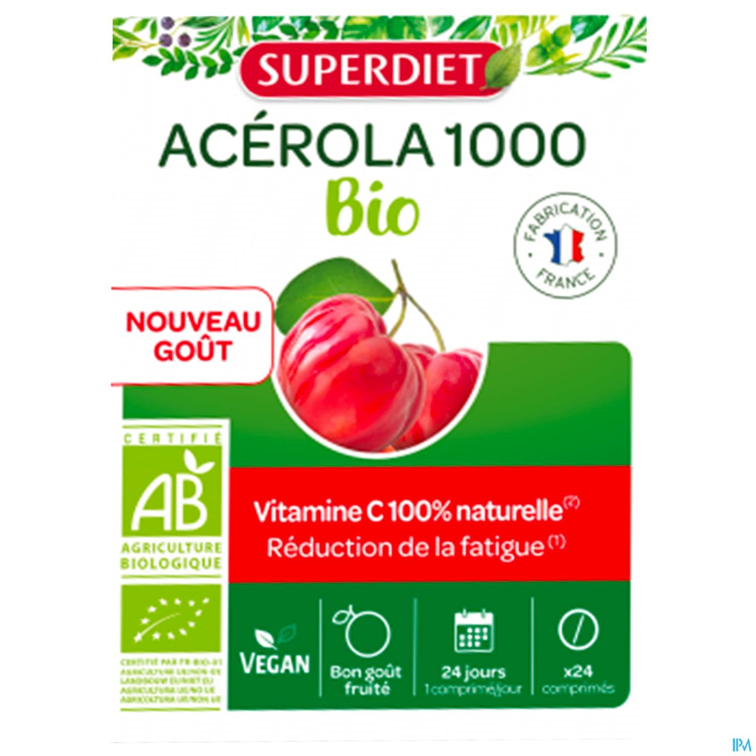 SUPERDIET ACEROLA 1000 BIO CPR24