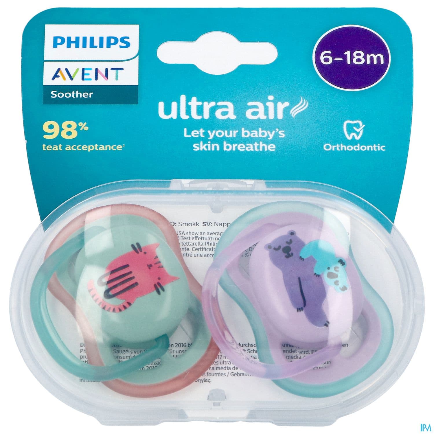 SUCET AVENT ULT AIR MIX NATUR6-18M