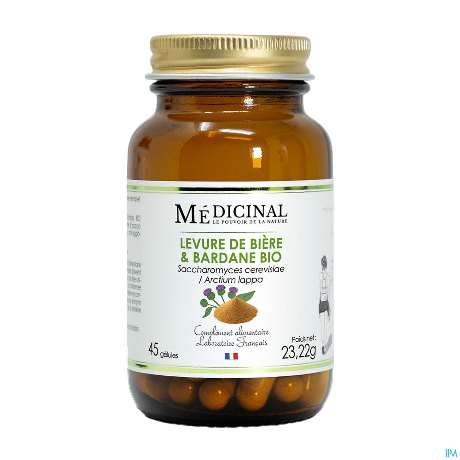 Medicinal Levure De Biere Et Bardane Bio Gelule 45