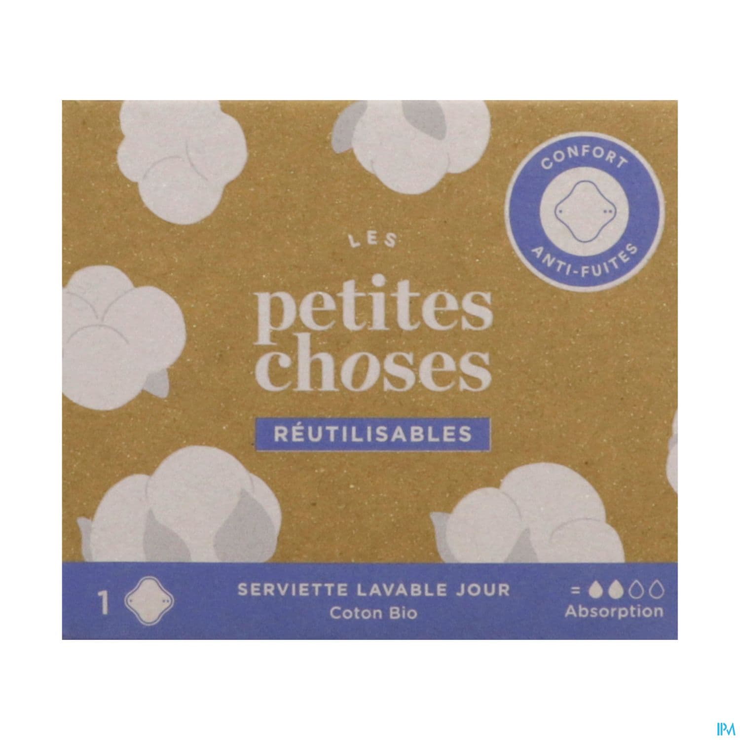 Les Petites Choses Serviette Periodique Lavable Coton Bio Jour 1