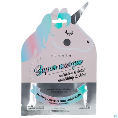 Inuwet Masque Cheveux Nutrition Eclat 30ml