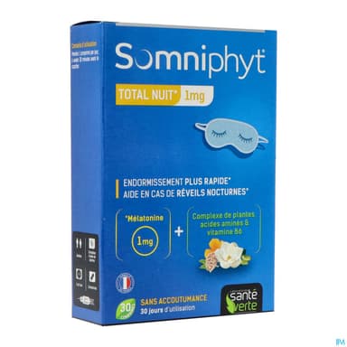 Sante Verte Somniphyt Total Nuit 1mg Comprime 30