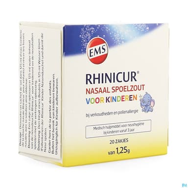 RHINICUR SEL RINC ENF SACH 20