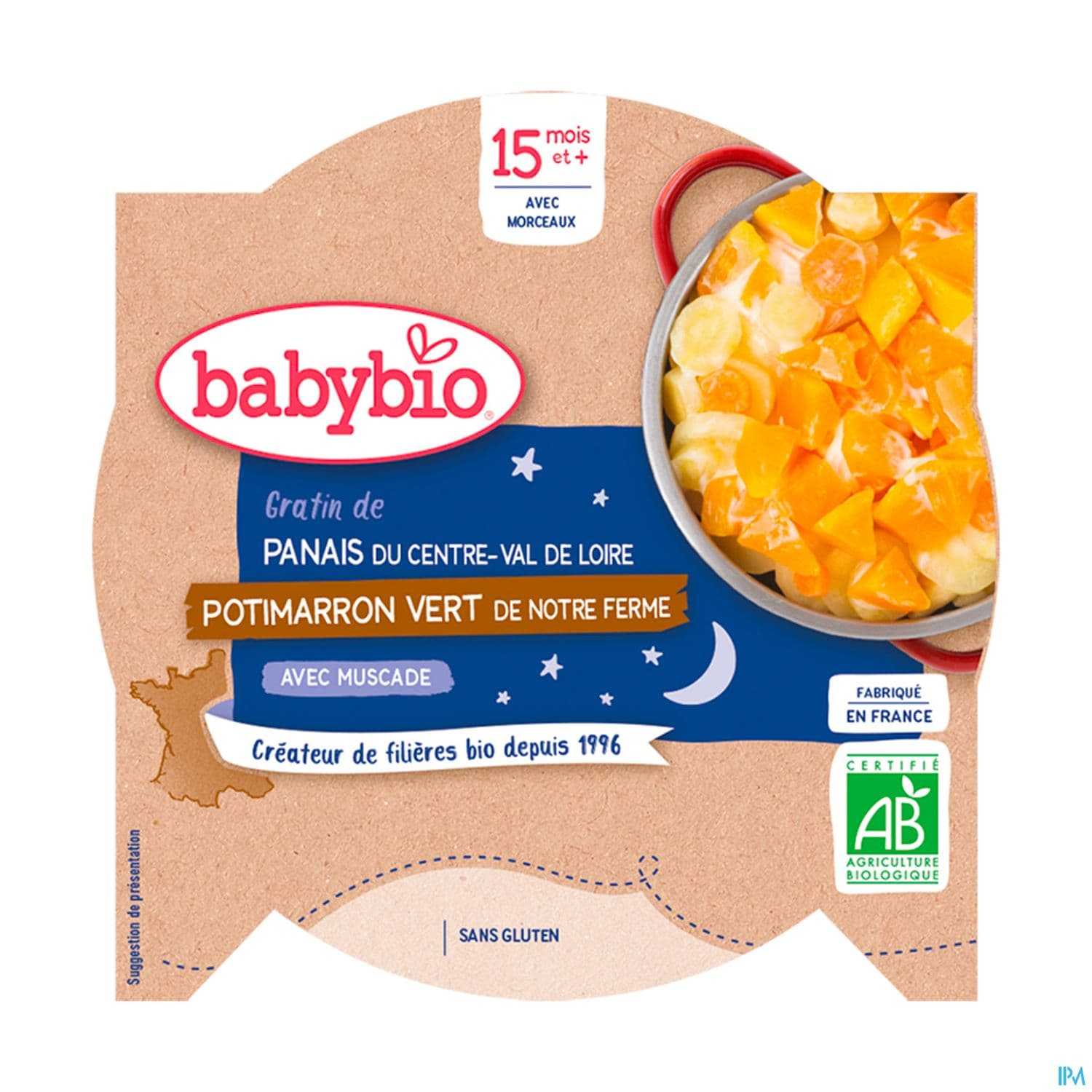 BABYBIO BON/NUIT GRAT LEGU260G