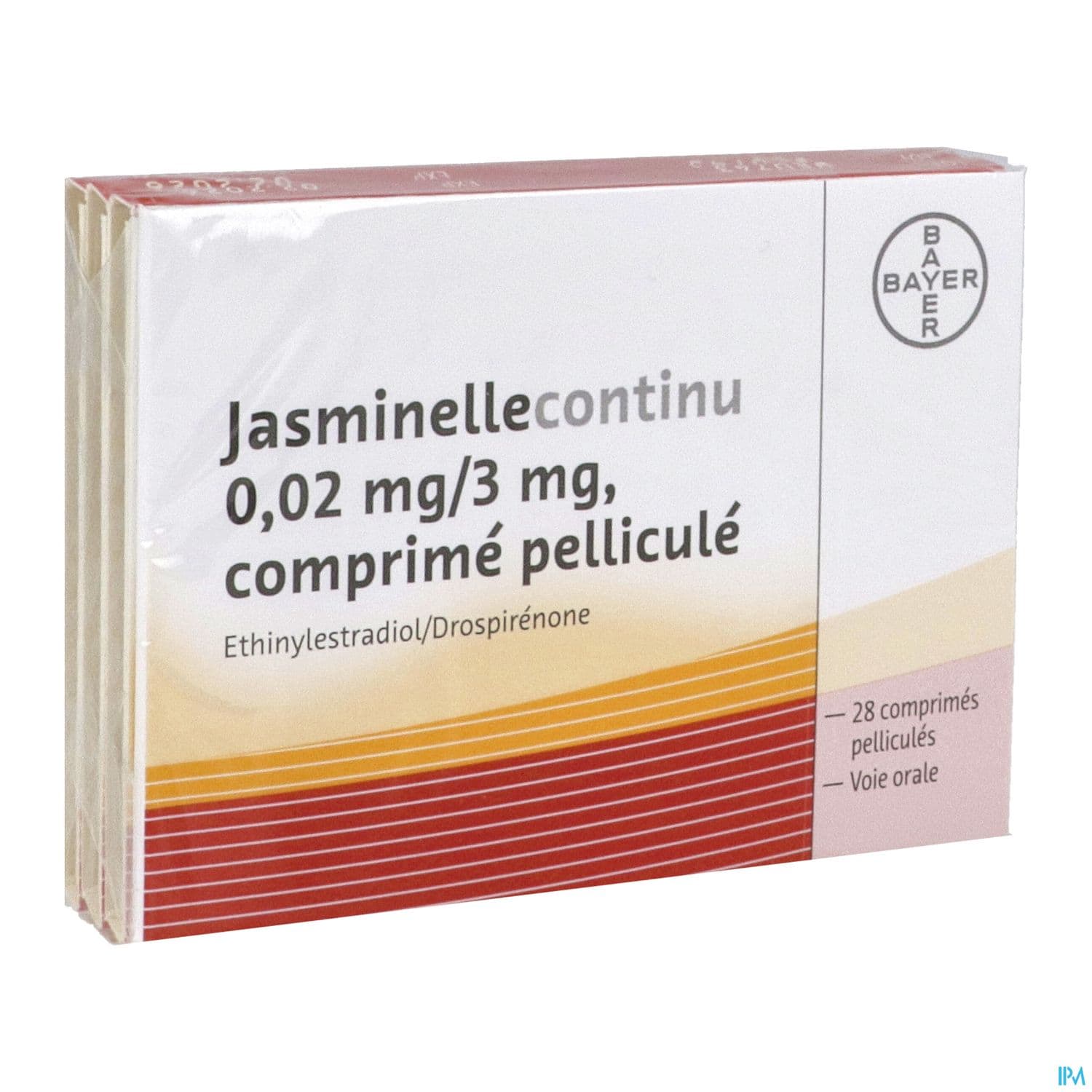 Jasminellecontinu 0mg02/3mg Comprime 28 X3