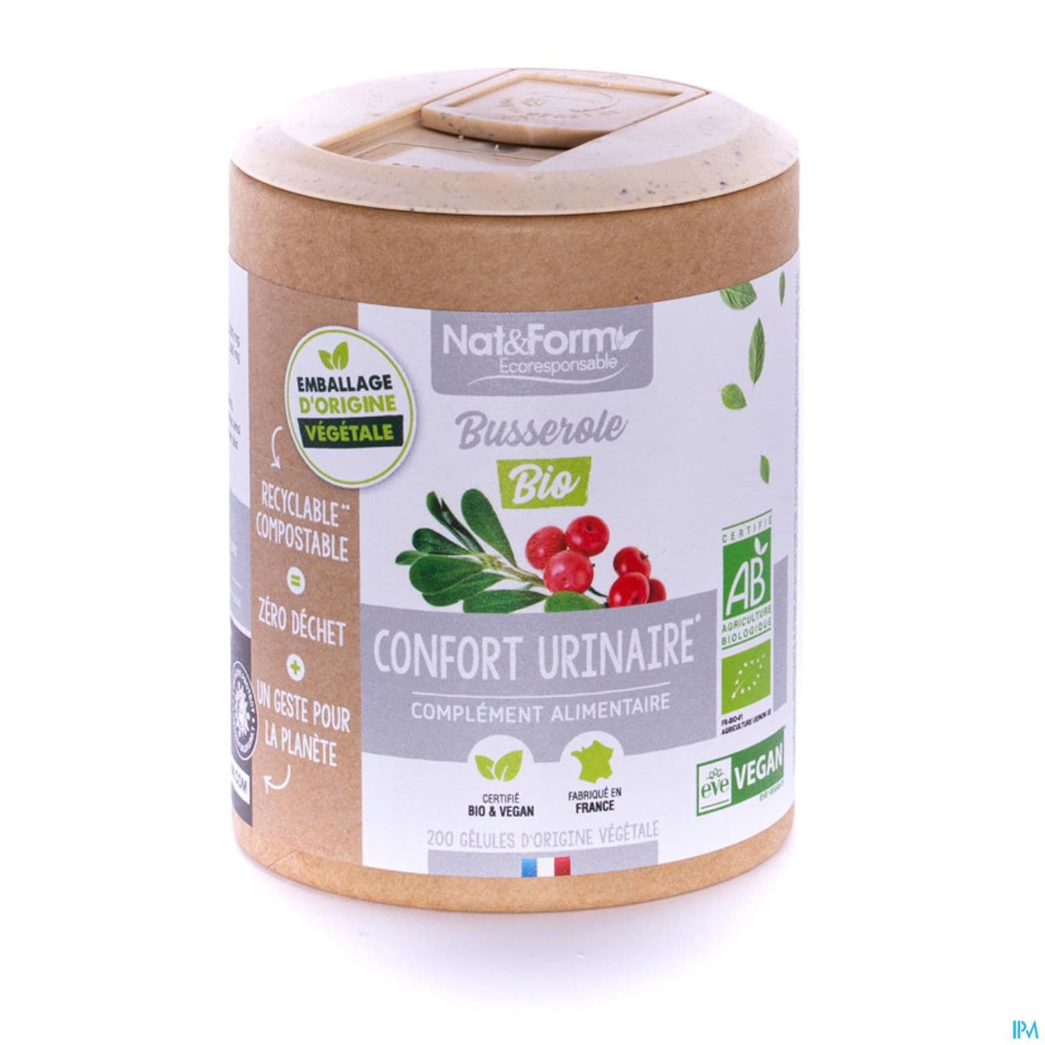 Nat Et Form Ecoresponsable Busserole Bio Gelule Vegetale 90