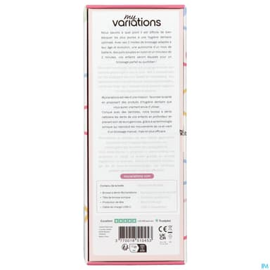 Myvariations Brosse A Dents Electrique Kids Rose