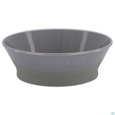 Twistshake Bol Antiderapant +6m Gris Pastel
