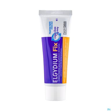 Elgydium Fix Fixation Forte Creme Fixative Gout Neutre 45g
