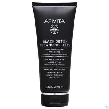 Apivita Gel Nettoyant Black Detox 150ml