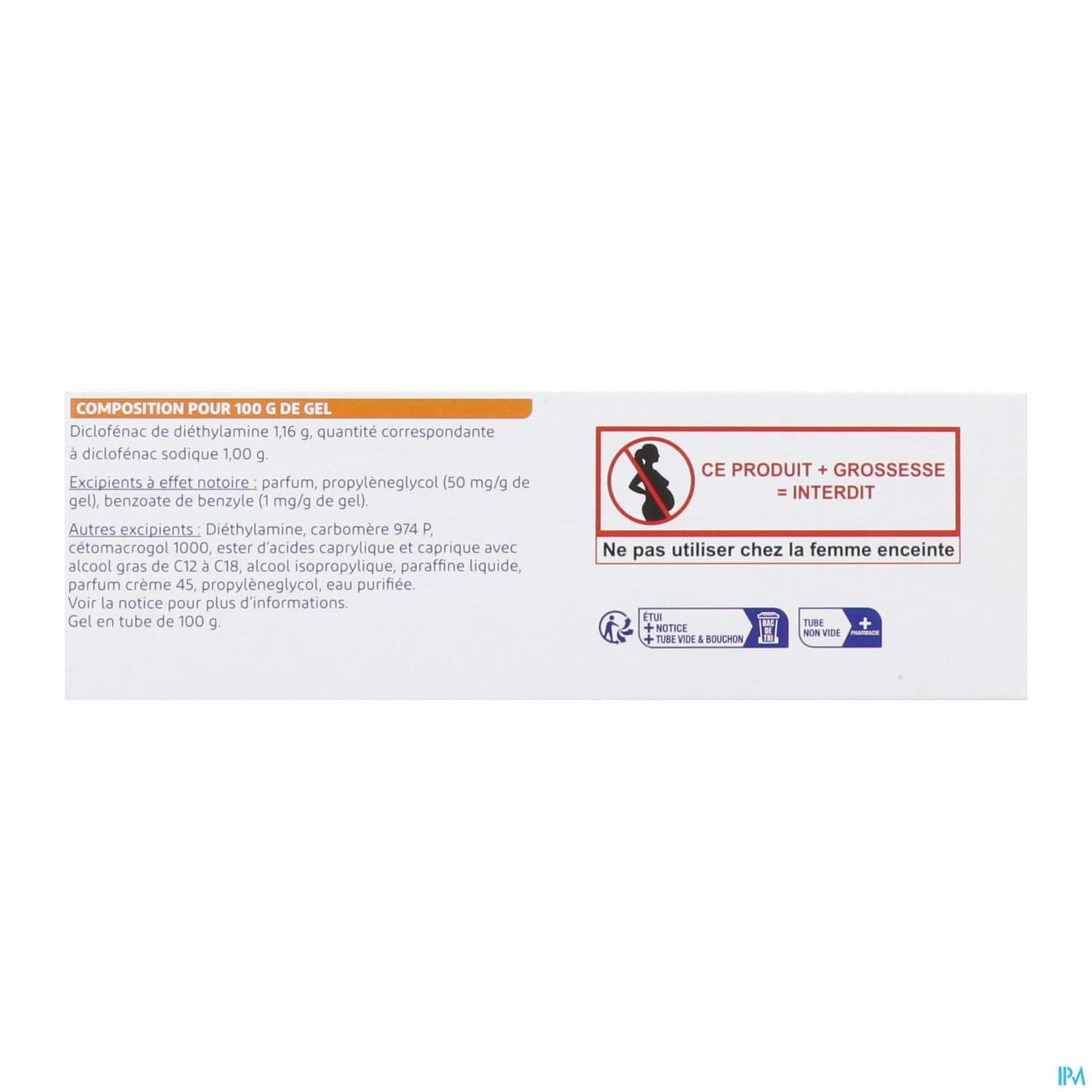 VOLTARENACTIGO 1% GEL TUB 100G