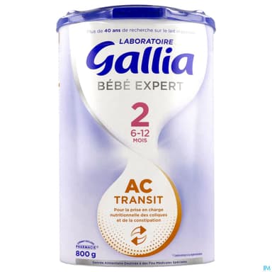Gallia Bebe Expert Ac-transit 2eme Age 800g