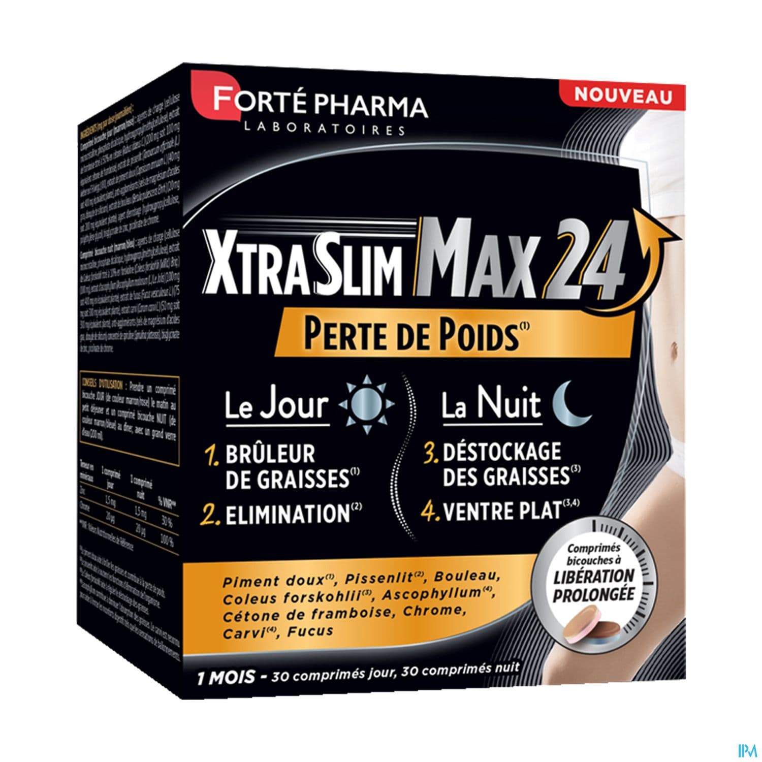 Forte Pharma Xtraslim Max 24 Comprime Bicouche 60