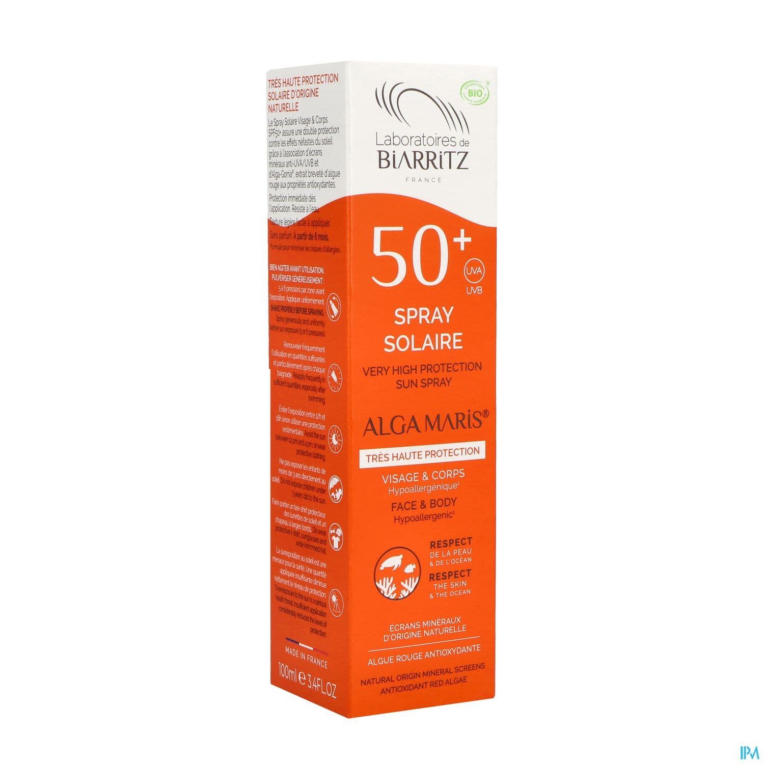LDBIARRITZ SPRAY SOL SPF50+ 100ML.