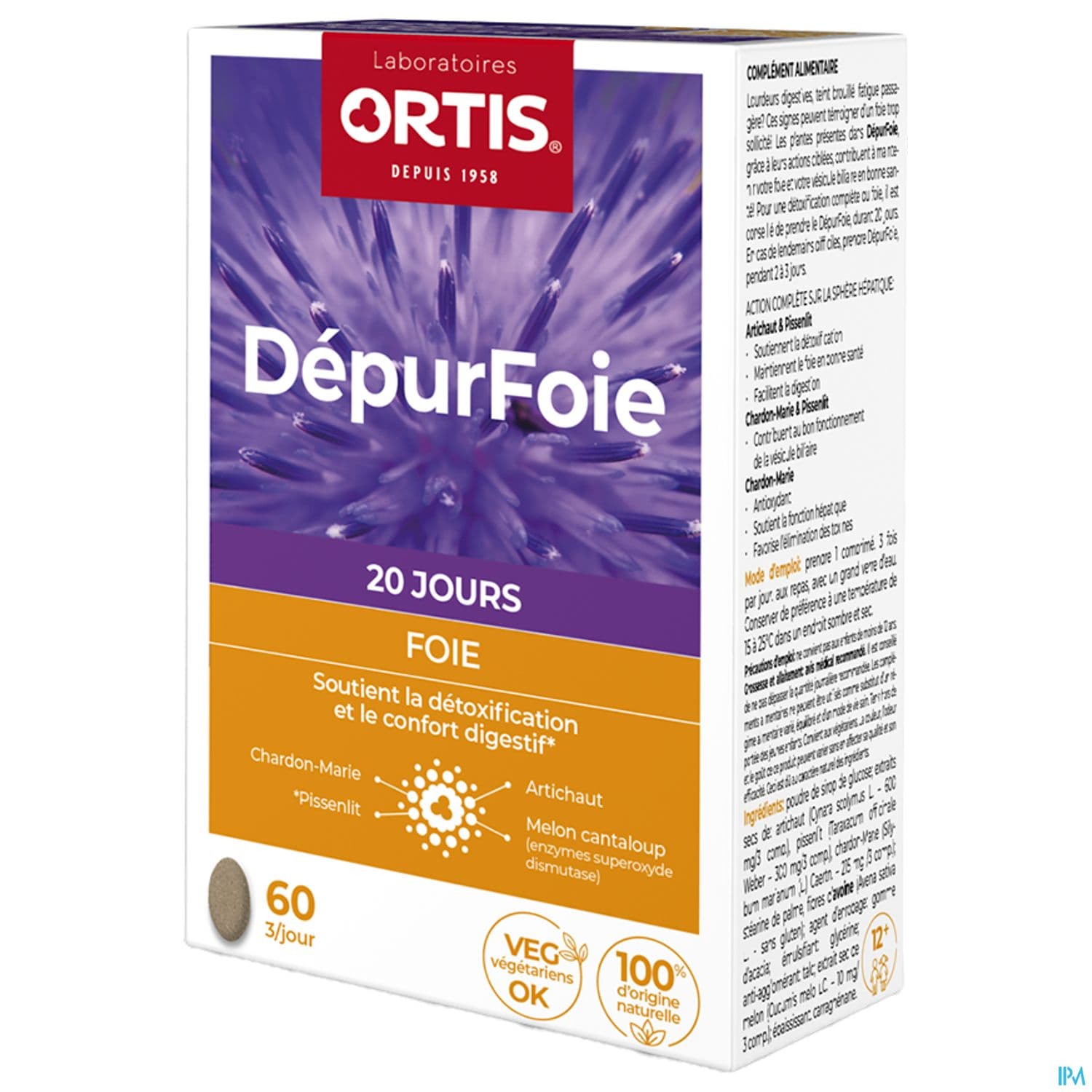 ORTIS DEPURFOIE CPR 60
