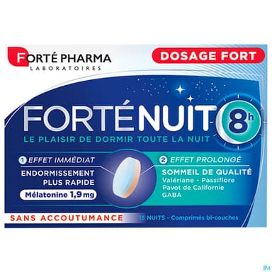 Forte Pharma Fortenuit 8h Comprime Bicouche 15