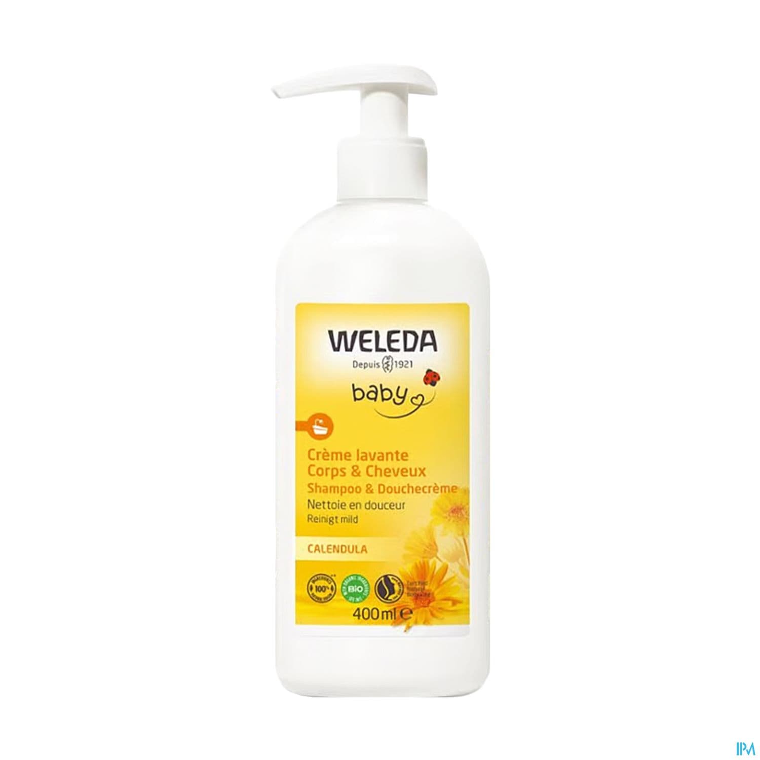 Weleda Calendula Bebe Creme Lavante Corps Et Cheveux 400ml
