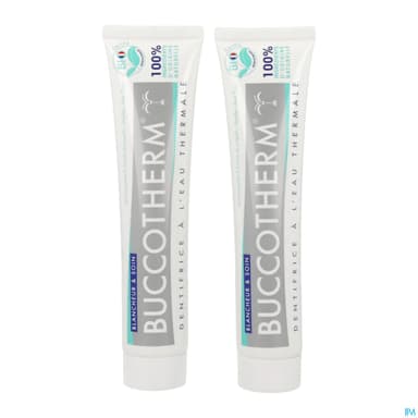 Buccotherm Dentifrice Bio Blancheur Et Soin 75ml X2