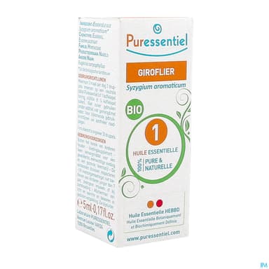Puressentiel Huile Essentielle Giroflier Bio 5ml