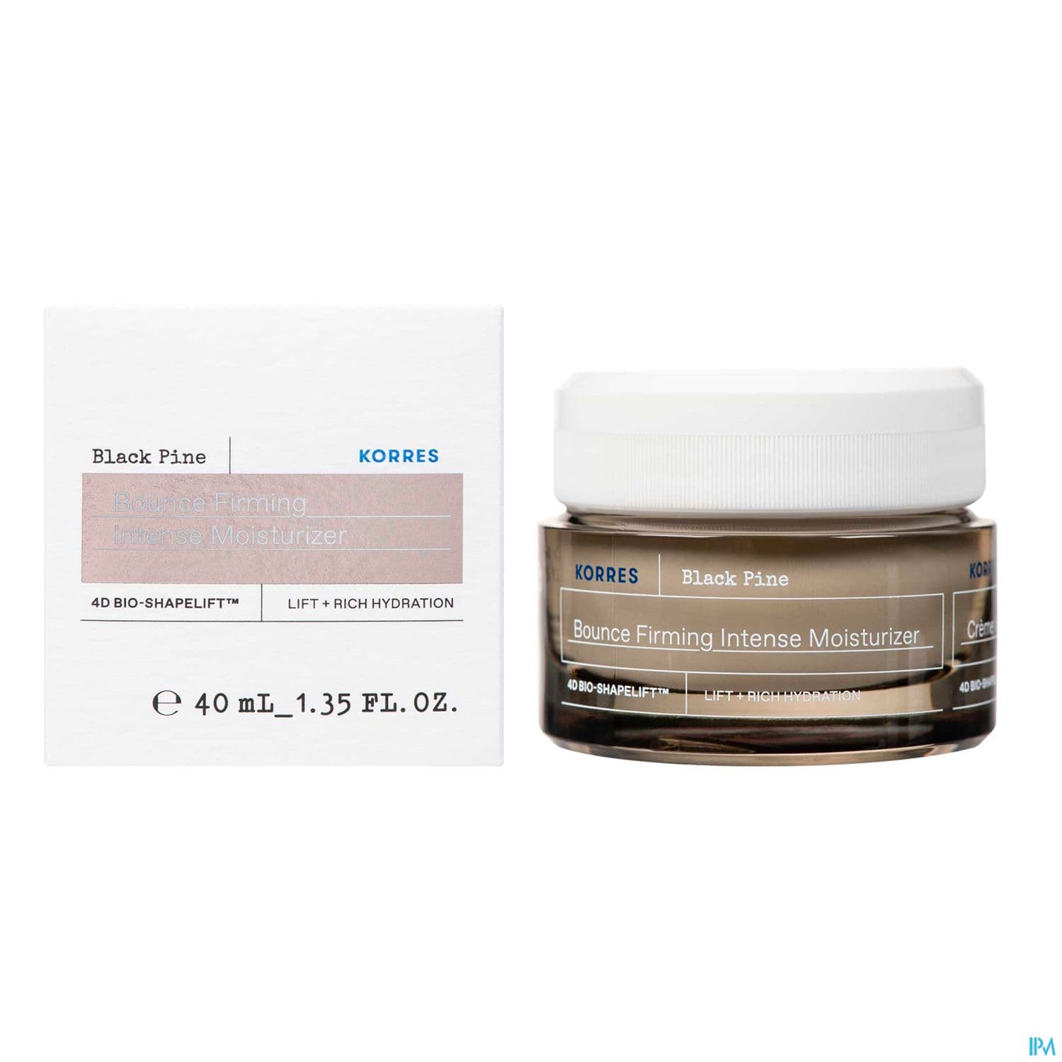 Korres Pin Noir 4d Creme Jour Peaux Seches 40ml