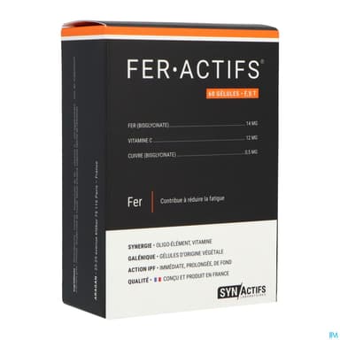 Synactifs Fer Actifs Gelule 60