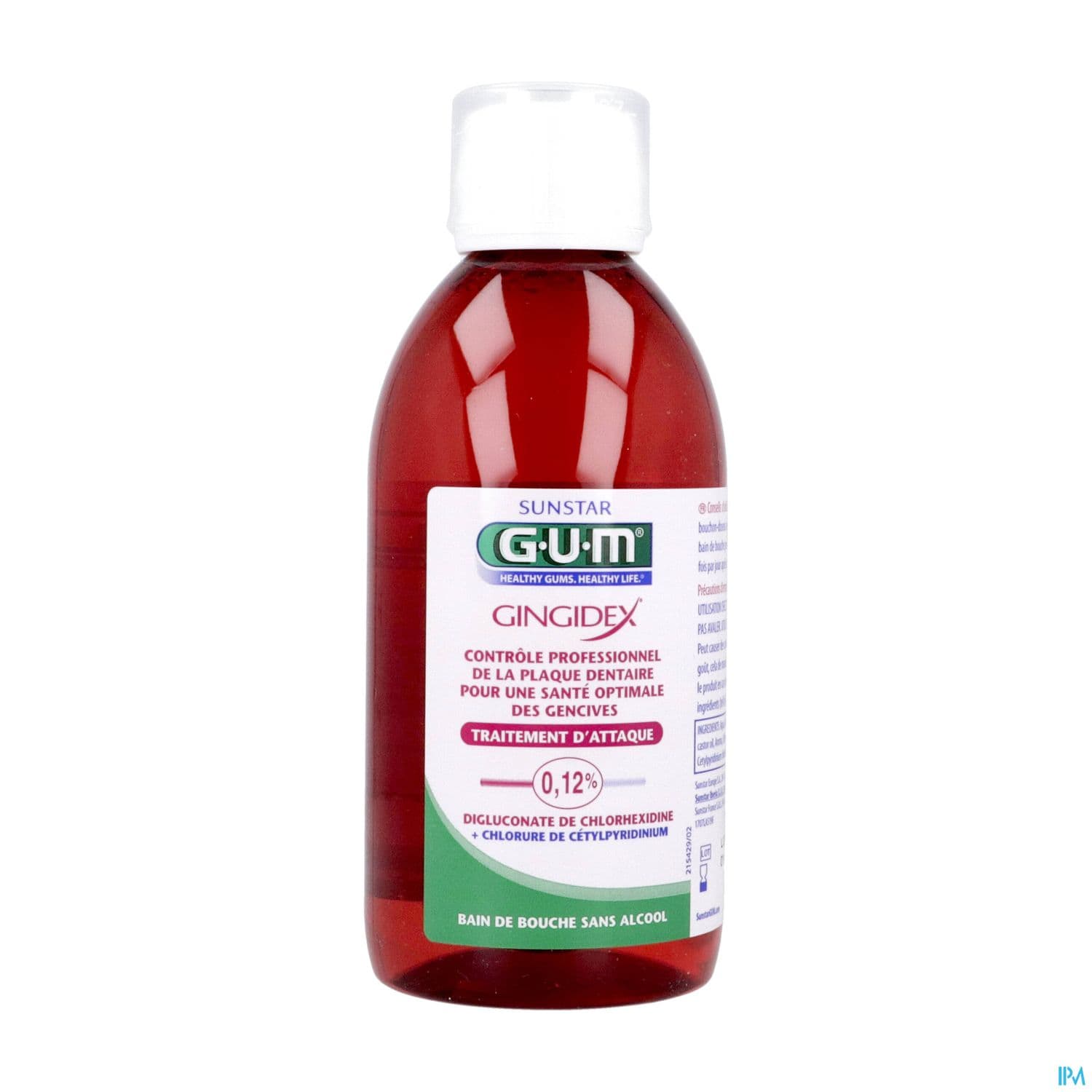 Gum Gingidex 0.12 Bain De Bouche Sans Alcool 300ml