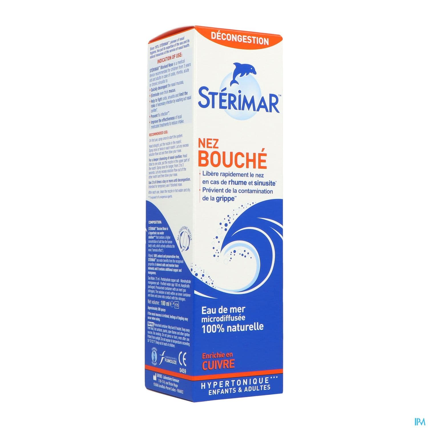Sterimar Nez Bouche Solution Nasale 100ml
